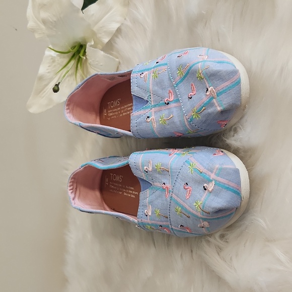 Toms Flamingo SLIP-ON. Size 7 - Picture 4 of 10